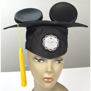 Disney Cruise Line MICKEY EAR GRADUATION CAP Hat Sea University RETIRED HTF EUC